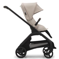 Bugaboo Poussette Citadine | Poussette Citadine Complete Dragonfly Chassis Noir - Desert Taupe