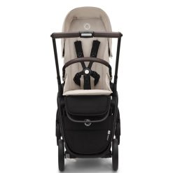 Bugaboo Poussette Citadine | Poussette Citadine Complete Dragonfly Chassis Noir - Desert Taupe