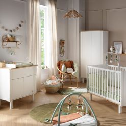 Sauthon Meuble Bebe | Armoire 2 Portes Eleonore - Blanc