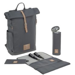 LÄSSIG Sac A Langer | Sac A Dos A Langer Rolltop Green Label - Anthracite