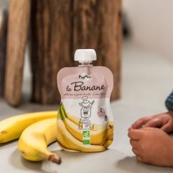 Popote Nourriture Bebe | Gourde Repas Bio Banane - 120 G