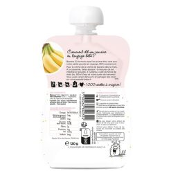 Popote Nourriture Bebe | Gourde Repas Bio Banane - 120 G