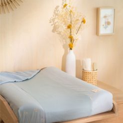 Nobodinoz Matelas Et Housse A Langer | Housse Matelas A Langer Calma - Willow Soft Blue