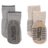 LÄSSIG Accessoires Bebe | Lot De 2 Chaussettes Antiderapantes Gris - 23/26