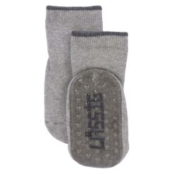 LÄSSIG Accessoires Bebe | Lot De 2 Chaussettes Antiderapantes Gris - 23/26