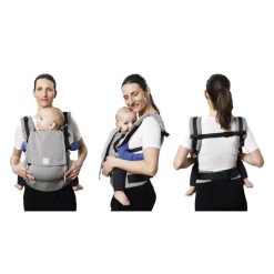 Limas Porte Bebe | Porte-Bebe Limas Carrier Flex - Melange Ardoise