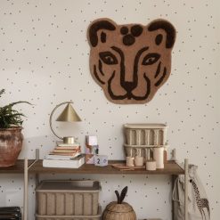 Ferm Living Decoration | Tenture Murale En Laine Leopard