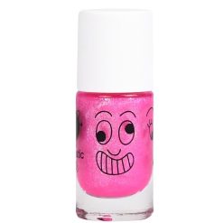 Nailmatic Deguisement & Maquillage | Vernis A Ongles Biosource - Rose Fluo Paillete