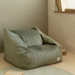 Nobodinoz Meuble Bebe | Fauteuil Chelsea Velvet - Olive Green