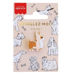 La Petite Epicerie Pin'S Et Colliers | Broche Pin'S Emaille - Corgi