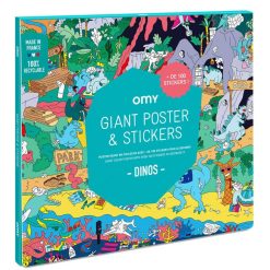 Omy Loisirs Creatifs | Poster A Sticker - Dinos