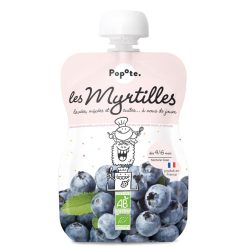 Popote Nourriture Bebe | Gourde Repas Bio Myrtilles - 120 G