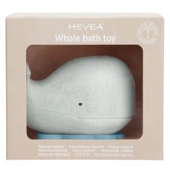 HEVEA Mes Premiers Jouets | Jouet De Bain Baleine - Blizzard Blue