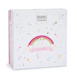 Doudou et Compagnie Doudou | Doudou Licorne - Blanc Et Rose