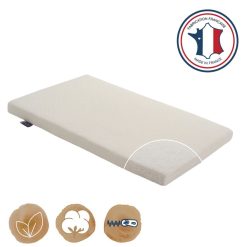 Candide Literie Bebe | Matelas Berceau Cododo Organic Coton - 50 X 83 Cm