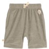 LÄSSIG Bas Bebe | Short En Tissu Eponge Olive - 3/6 Mois