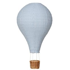 Camcam Copenhagen Veilleuse & Luminaire | Abat-Jour Montgolfiere - Classic Stripes Blue