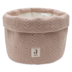 Jollein Rangement | Panier De Rangement Grain Knit - Wild Rose