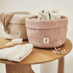 Jollein Rangement | Panier De Rangement Grain Knit - Wild Rose