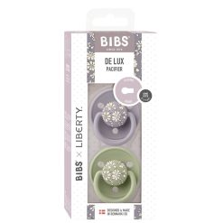 Bibs Succion | Lot De 2 Tetines De Luxe Bibs X Liberty Capel Sage Mix - Taille Unique