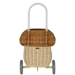 Olli Ella Rangement | Panier Enfant En Rotin Luggy Champignon - Naturel