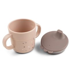 Done by Deer Repas | Tasse D'Apprentissage Foodie Happy Dots Rose - 215 Ml