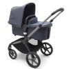 Bugaboo Poussette Citadine | Poussette Citadine Fox5 Complete Chassis Graphite - Bleu Tonnerre