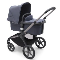 Bugaboo Poussette Citadine | Poussette Citadine Fox5 Complete Chassis Graphite - Bleu Tonnerre