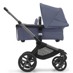 Bugaboo Poussette Citadine | Poussette Citadine Fox5 Complete Chassis Graphite - Bleu Tonnerre