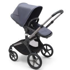 Bugaboo Poussette Citadine | Poussette Citadine Fox5 Complete Chassis Graphite - Bleu Tonnerre