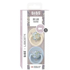 Bibs Succion | Lot De 2 Tetines De Luxe Bibs X Liberty Eloise Baby Blue Mix - Taille Unique