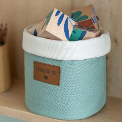 Nobodinoz Rangement | Panier De Rangement Tango Medium - Eden Green