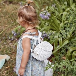 Olli Ella Accessoires Bebe | Panier En Rotin Mini Chari - Blanc