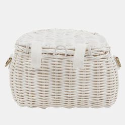 Olli Ella Accessoires Bebe | Panier En Rotin Mini Chari - Blanc