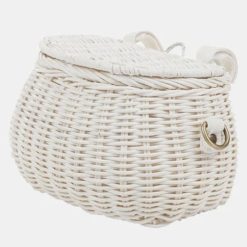 Olli Ella Accessoires Bebe | Panier En Rotin Mini Chari - Blanc