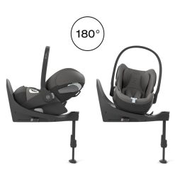 Cybex Groupe 0+ | Siege Auto Cloud T I-Size Groupe 0+ - Mirage Grey