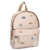 Kidzroom Bagagerie Enfant | Sac A Dos Sweet Cuddle - Voitures Beige