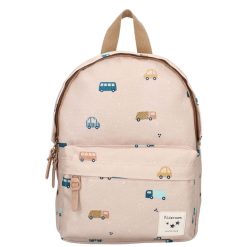 Kidzroom Bagagerie Enfant | Sac A Dos Sweet Cuddle - Voitures Beige