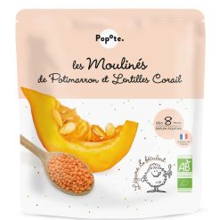 Popote Nourriture Bebe | Les Moulines Potimarron Et Lentilles - 180 G