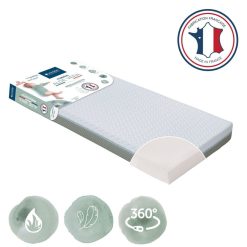 Candide Literie Bebe | Matelas Aloe Vera Dehoussable - 60 X 120 Cm