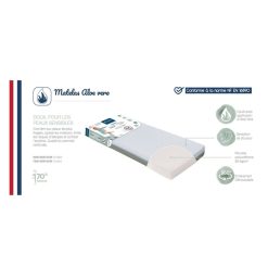 Candide Literie Bebe | Matelas Aloe Vera Dehoussable - 60 X 120 Cm