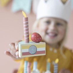 Little Dutch Mes Premiers Jouets | Gateau D'Anniversaire En Bois Xl