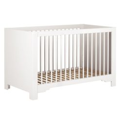 Maison Charlotte Meuble Bebe | Lit Bebe Evolutif Montmartre Blanc - 70 X 140 Cm