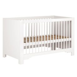 Maison Charlotte Meuble Bebe | Lit Bebe Evolutif Montmartre Blanc - 70 X 140 Cm