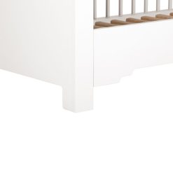 Maison Charlotte Meuble Bebe | Lit Bebe Evolutif Montmartre Blanc - 70 X 140 Cm