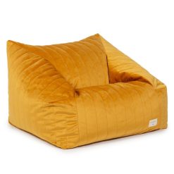 Nobodinoz Meuble Bebe | Fauteuil Chelsea Velvet - Farniente Yellow