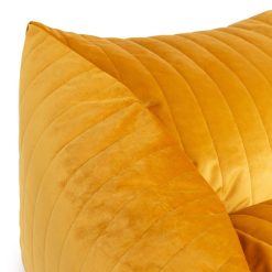 Nobodinoz Meuble Bebe | Fauteuil Chelsea Velvet - Farniente Yellow