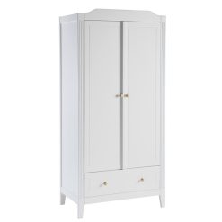 Maison Charlotte Meuble Bebe | Armoire 2 Portes Opera - Blanc