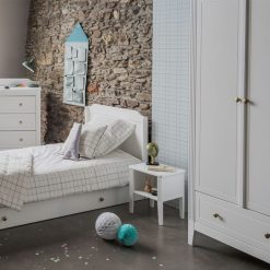 Maison Charlotte Meuble Bebe | Armoire 2 Portes Opera - Blanc