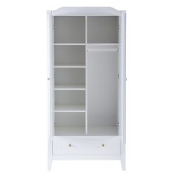 Maison Charlotte Meuble Bebe | Armoire 2 Portes Opera - Blanc